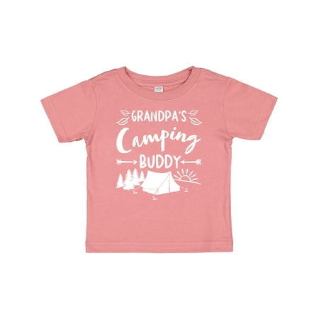

Inktastic Grandpas Camping Buddy Gift Baby Boy or Baby Girl T-Shirt