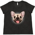 thumbnail image 3 of Inktastic French Bulldog Dog Women's Plus Size T-Shirt, 3 of 5