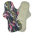 Organic Bamboo Charcoal Reusable Heavy Flow Menstrual Pads for Women Sanitary Hygiene