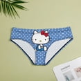thumbnail image 4 of Hello Kitty Women's Underwear Low Rise Full Coverage Briefs Breathable Underpants Ladies Regular Plus Size Panties, 4 of 6