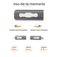 thumbnail image 5 of Memoria Usb 3 En 1 Usb Lightning, Android, Pc 1 Tera 1tb Gris, 5 of 5