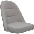thumbnail image 3 of Swivel Metal Bar Stool 30" Seat - M-235 WB - Ocean Beige Vinyl - Brown, 3 of 3