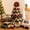 Poinsettia, variant on DIY Quilted Santa Christmas Tree Kit, Fabric Patchwork Set, Handmade | Holiday Tabletop Decor, Layered Ornament, Sewing Craft for Adults, Snowman Tree, Charming Quilting Gift(Candy Star)