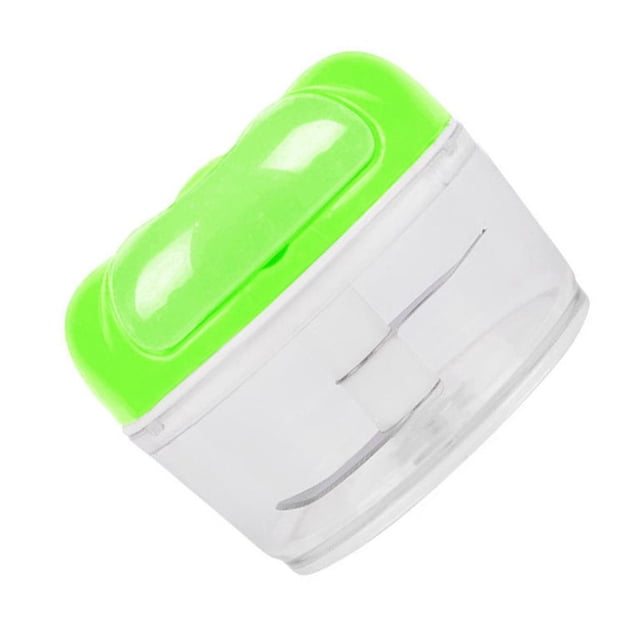 Bearachild Trituradora doméstica, Mini molinillo Manual de ajo, cocina, ahorro de trabajo, herramienta para picar carne de ajo, caja ralladora para pelar Cocina y Comedor Verde Bearachild HA000419-04B