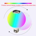 thumbnail image 4 of Smart Home Lights,led Light Bulb With Integrated Bluetooth Speaker, E27 Rgb Changing Lamp Wireless Stereo Audio, 4 of 4