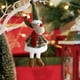 thumbnail image 1 of mfyjkho Adornos navideños de tela, pequeñas decoraciones colgantes, figuras de reno, Papá Noel y muñecos de nieve, decoración para árbol de Navidad (juego de 6), 1 of 6