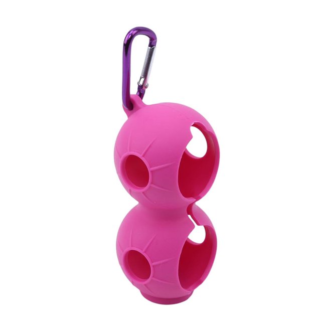 Soidarity Nuevo juego de pelotas de silicona para golf, 2 piezas, accesorios de golf, cubierta protectora de silicona para golf Golf Numero 5 Soidarity OD009362-05