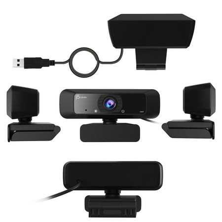 j5create - USB HD Webcam with 360° Rotation - Black