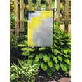 thumbnail image 2 of SIDONKU Black Grey and Yellow Abstract Painting Contemporary Gallery Home Interior Garden Flag Decorative Flag House Banner 12x18 inch, 2 of 2