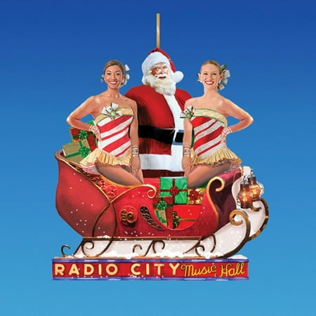 - Club Pack of 12 Rockettes with Santa in Sleigh Christmas Ornaments 4