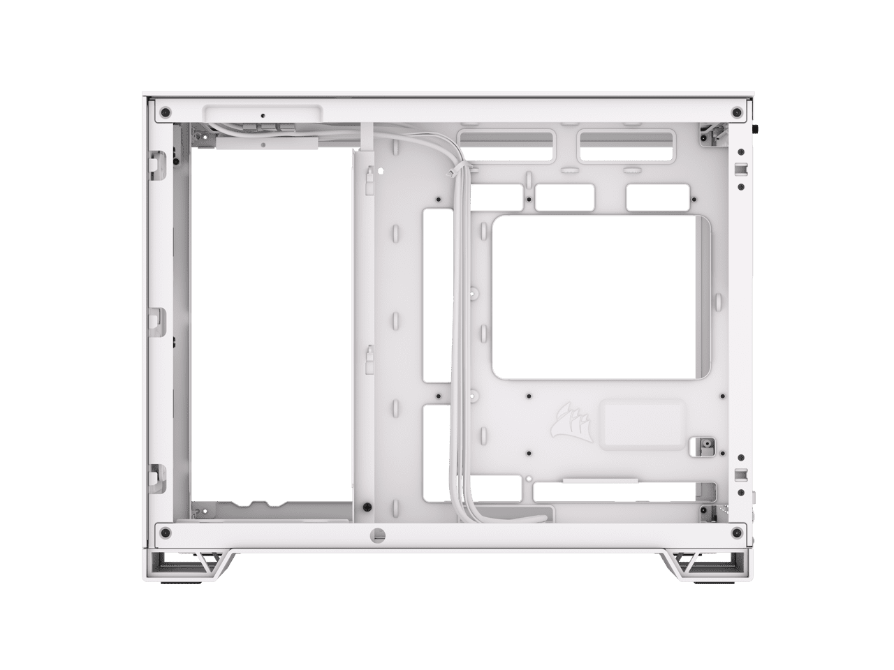 Corsair 2500X Mid-Tower Dual Chamber PC Case, White CC-9011266-WW