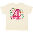 thumbnail image 3 of Inktastic 4th Birthday Party Photo Number 4 Girls Toddler T-Shirt, 3 of 5