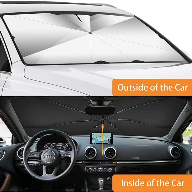 Car Windhield Un Hade Umbrella Car Hade Front Windhield Cover Un - Foto 11