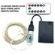 thumbnail image 2 of Cadena de luz USB blanca cálida de 5 m con caja de batería brillante constante 50 cuentas d Abanopi Cadena de luz, 2 of 7