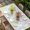 Light Yellow, variant on Watercolor Rabbits Table Cloths for 6 Foot Rectangle Tables, Spring Easter Love Rabbits Polka Dots Patio Waterproof Elastic Fitted Tablecloths, Washable Rectangular Table Cover for Camping