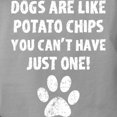 thumbnail image 3 of CafePress - Dogs Are Like Chips T Shirt - Womens Comfort Colors® Shirt, 3 of 4