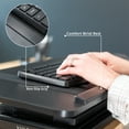 thumbnail image 2 of VIVO Black 30" Tilting Keyboard Riser, 2 of 8