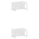thumbnail image 4 of Advancent Soporte de esponjas Autoadhesivo Multifuncional de acero inoxidable Soportes de almacenamiento sin perforaciones Estantes de artículos Blanco 2piezas, 4 of 6