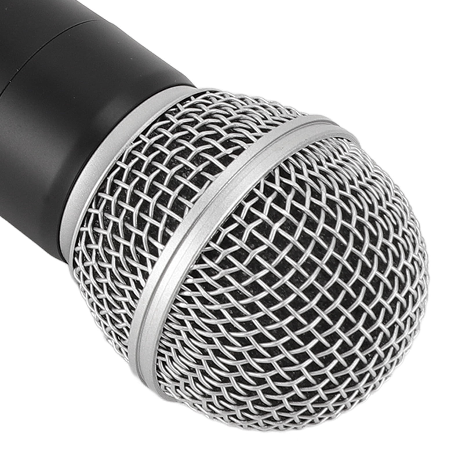 YAHHU Professional VHF Wireless Microphone System, Dual Handheld Cordless Dynamic Mic Set for Home Karaoke, Party, Singing, Church, Wedding, Amplifiers and Speakers, 11x4.3x2.4 Inches / 28x11x6 cm