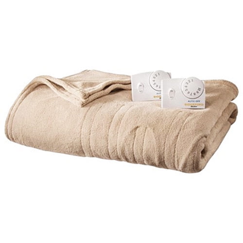 Biddeford MicroPlush Analog Electric Heated Blanket Twin Full Queen