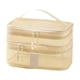 thumbnail image 2 of Bolsa de aseo de malla Organizador de viaje Multicapa para cosméticos y varios objetos con gran capacidad y cierre de cremallera, 2 of 6