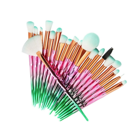 PENIKOKO 20-Piece Makeup Brush Set with Soft Bristles, Material, Assorted Colors for Makeup Application