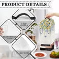 thumbnail image 4 of HELLHERO Butterfly and Sunflower Pattern 1Set Food Processor Cover, Waterproof Coffee Machine Dust Cover for Home Kitchen Indoor, 4 of 6