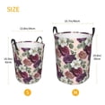 thumbnail image 3 of ZICANCN Laundry Basket Organizer, Vintage Flower Elegant Rose Collapsible Hamper for Bathroom Bedroom Laundry Room, Medium Size, 3 of 7