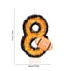 thumbnail image 3 of Velas de cumpleaños con números romanos | Velas de cera con números para decorar pasteles de cumpleaños | Juego de 10 números para pasteles de aniversario y celebración, 3 of 6