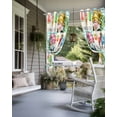 thumbnail image 4 of nqOlkjepod Outdoor Curtains for Patio Waterproof, Summer Gnomes Outdoor Privacy Panels Grommet, Palm Leaves Ice Cream Splicing Blackout Outside Curtains for Porch/Cabana/Pergola 54"x95", 2 Panels, 4 of 8