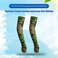 thumbnail image 3 of Toystoory Brazo Sol Protección Mano Cubierta Verano Transpirable Cuff Ropa deportiva Unisex Calentadores Mangas deportivas Correr Ciclismo Ciclismo camuflaje verde, 3 of 6