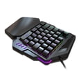 thumbnail image 2 of Teclado Para Juegos Con Una Sola Mano Durable Luz Colorida Práctico Conveniente Teclado Para Juegos Noticed EL011443-00, 2 of 6