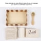 thumbnail image 4 of Kearding Toalla de lino para baño de 4 Uds., herramienta de baño práctica, amplia aplicación, accesorios de ducha suaves y prácticos, de Juegos de accesorios de baño Kearding HA074806-00, 4 of 6