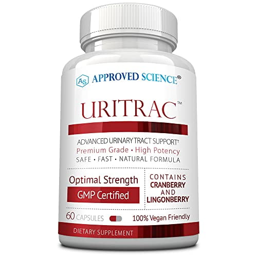 Approved Science Approve Science Uritrac - UTI Support - Cranberry, D-Mannose, Lingonberry - Vegan Friendly - 1 Bottle Supply