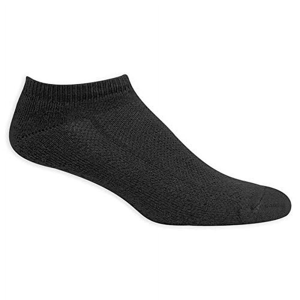 48 Pairs Of Yacht & Smith Mens Wholesale Bulk No Show Ankle Socks, Cotton Sport Athletic Socks - Size 10-13 (Black)