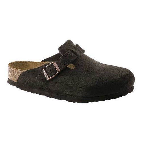 Birkenstock Boston Suede with Soft Footbed