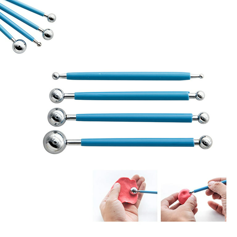 ZPAQI 14Pcs Clay Sculpting Tools Set Modeling Clay Rubber Brushes Silicone  Sculpting 