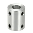 thumbnail image 3 of Uxcell 8mm to 10mm Bore Rigid Coupling 25mm Length 20mm Diameter Aluminum Alloy Shaft Connector Coupler Silver, 3 of 3