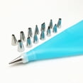 thumbnail image 4 of pitrice Cake Decorating Tips Cream Nozzles Kit Cupcake Confectionery Equipment Pastry Making Props Restaurant Accessory Blue 1Set, 4 of 6