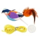 thumbnail image 3 of Juguete de peluche para gato con puerta colgante, juguete retráctil con sonido para gato. Violeta, 3 of 9