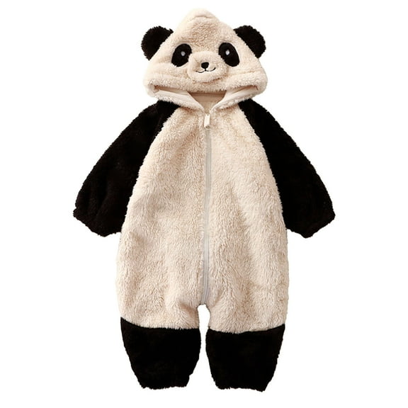 MeetoTime Baby Boys Girls Jumpsuits Long Sleeve Fall Winter Warm Fleece Infant Toddler Rompers Baby Clothes