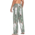 thumbnail image 6 of FREEAMG Bulldogs Pattern Pajama Pants for Men, Men's Separate Bottoms, Pure Cotton Comfortable Lounge Pants for Men（277）, 6 of 7