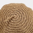 thumbnail image 4 of CoCopeanut New Summer Weave Beret Female Straw Hats for Women Spring Autumn Flat Sun Hat Breathable Casual Holiday Artist Beach Cap Chapeau, 4 of 6