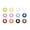 B Random Color, variant on OIUR 12Pcs Silicone Wine Glass Markers Color Random Wine Glass Identifier Rings Juice Beverage Wine Glass Labels Tags for Parties Receptions Weddings