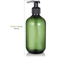 thumbnail image 4 of Botellas con bomba de loción de primera calidad para organizar el baño, paquete de 2, dispensadores de champú y jabón vacíos de 500 ml, 4 of 7