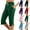 Army Green, variant on Dovford Capris for Women 2025 Summer Casual Loose Comfy Workout Crop Pants Drawstring Waist Athletic Capri Pants with Pockets
