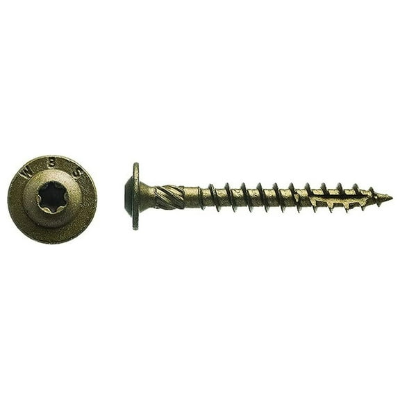 14 x 2" Bronze T-25 Lag Screw 100/Bucket