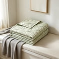 thumbnail image 4 of Tunhigl Printed Lightweight Cool Touch Summer Quilt, Breathable Cooling Air Condition Blanket, 59×78.7in Standard Single Size for Bedroom Sofa Indoor Daily Use, 4 of 5
