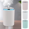 thumbnail image 1 of Fyeme 260ml Electric Air Humidifier Fragrance Oil Diffuser USB Cold Mist Sprayer with LED Night Light for Family Home, 1 of 11