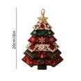 thumbnail image 2 of DIY Sewing Kit for Layered Fabric Christmas Tree Ornament, Vintage Quilt‑Style Handmade Hanging Decoration, Beginner Friendly Holiday Craft Gift for Home Xmas Tree Decor, 8 Inch, 2 of 11